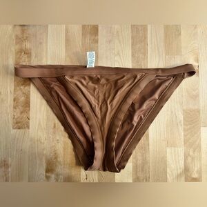 Brown bikini bottoms